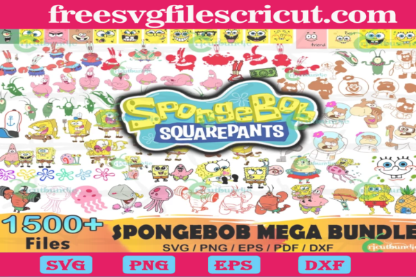 Spongebob svg free Files