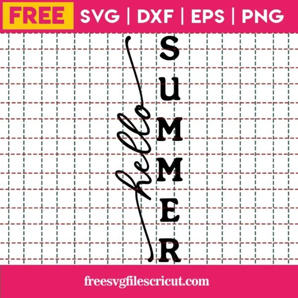 Free Hello Summer Svg