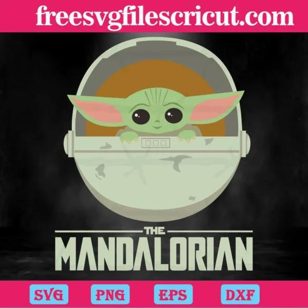 The Mandalorian Baby Yoda Svg Cricut