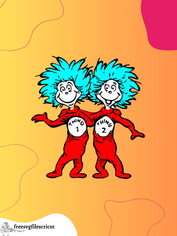 Thing 1 Thing 2 Svg - Free Download Now!