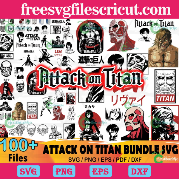 100+ Attack On Titan Bundle Svg