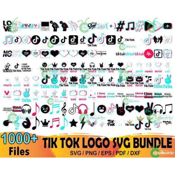 1000+ Tik Tok Logo Svg Bundle