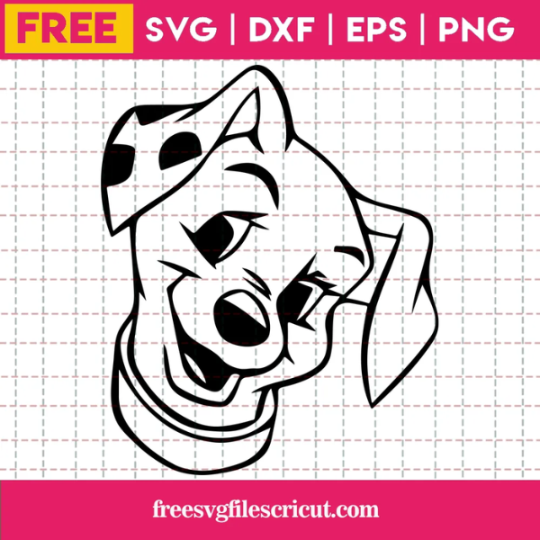 101 Dalmatians SVG Free Outline SVG Cartoon SVG Instant Download Silhouette Cameo