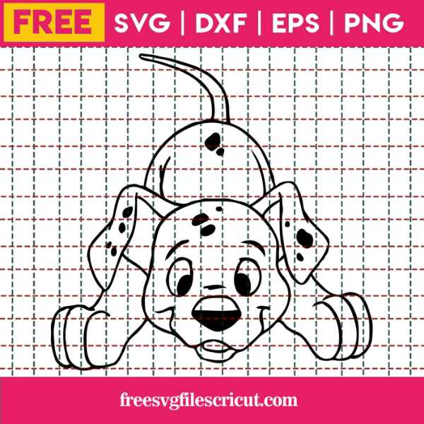 101 dalmations SVG Free Disney SVG PuppySVG Istant Download Silhouette Cameo