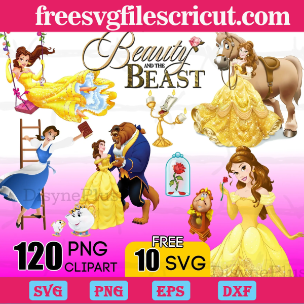120 bundle Beauty In The Beast PNG
