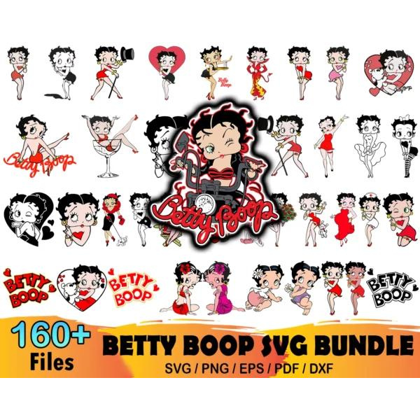160+ Betty Boop Svg Bundle