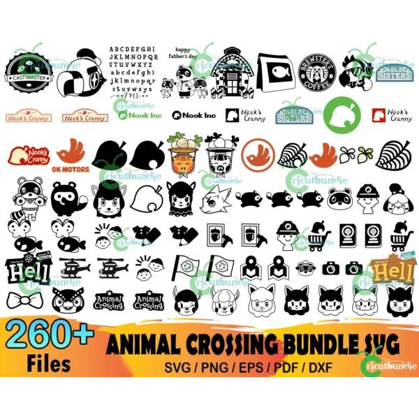 260+ Animal Crossing Svg Bundle
