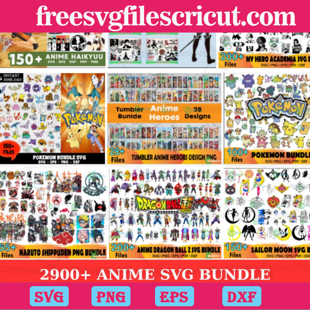 2900 Anime bundle svg