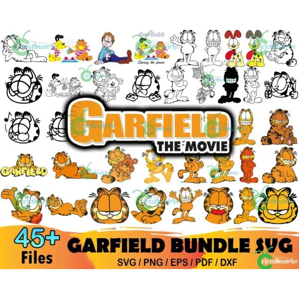 45+ Garfield Bundle Svg