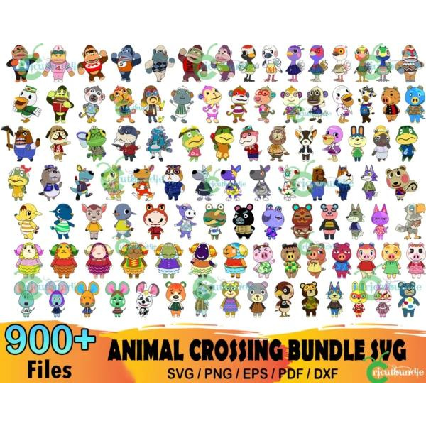 900+ Animal Crossing Bundle Svg