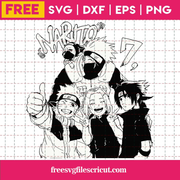 Free Team 7 Naruto SVG