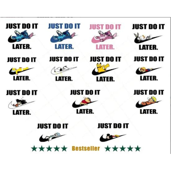 Just Do It Latter Logo Svg Bundle