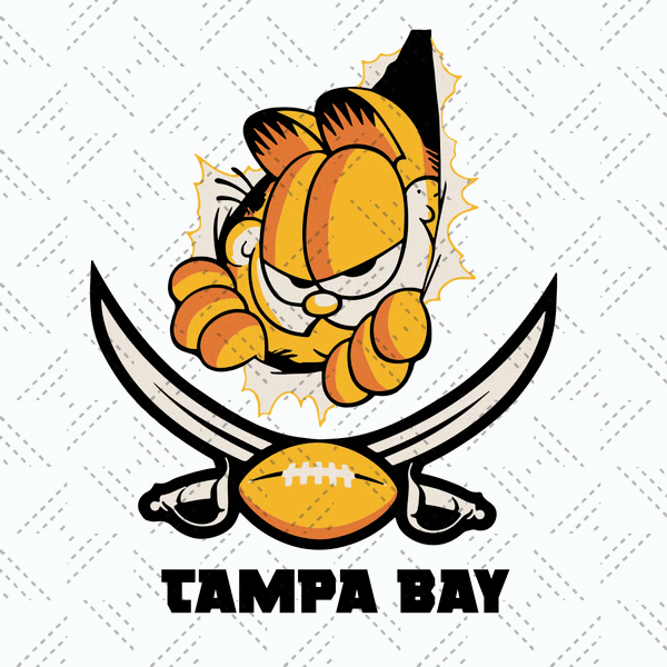 Tampa Bay Buccaneers Garfield Svg