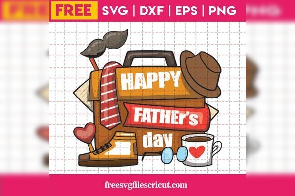 Happy Father's Day Silhouette Svg Free