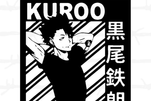 Kuroo Tetsurou Haikyuu Japanese Anime, SVG PNG DXF EPS Cricut