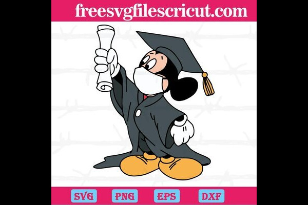 Mickey Mouse Congratulations Graduate Clipart, Design Files: