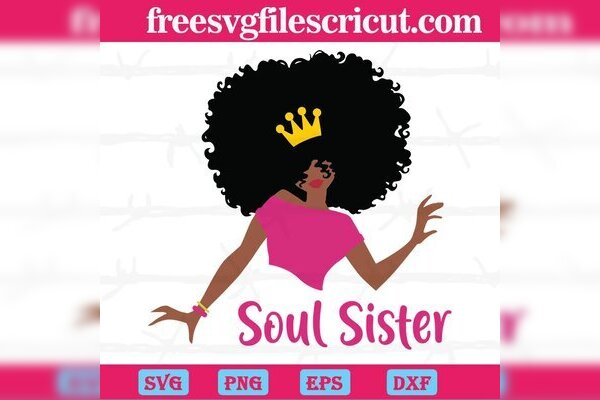 Soul Sister Black Queen, Premium SVG Files