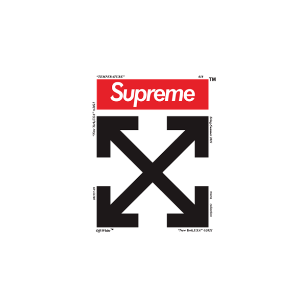 supreme x offwhite Logo PNG Vector